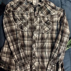 Bke mens size L button down